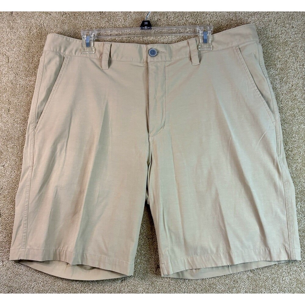 Southern Tide Biege Performance Golf Shorts Mens 38x7.5